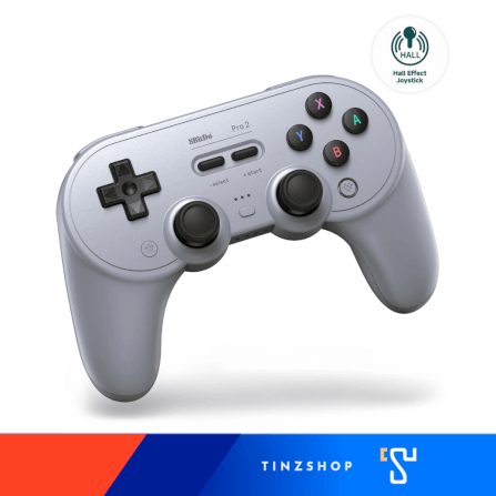 จอยเกมไร้สาย 8Bitdo Pro 2 80GL สีเทา _1